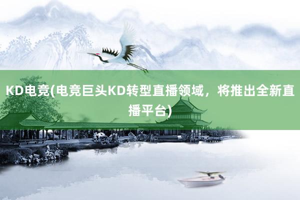 KD电竞(电竞巨头KD转型直播领域，将推出全新直播平台)