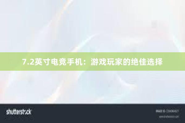 7.2英寸电竞手机：游戏玩家的绝佳选择