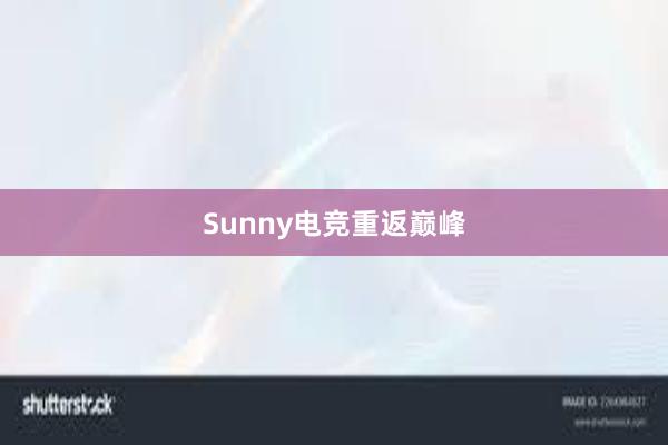 Sunny电竞重返巅峰