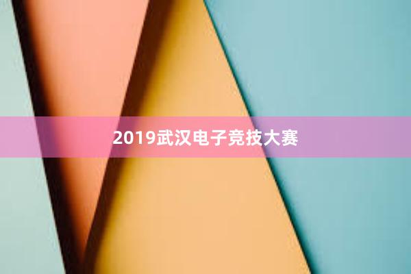 2019武汉电子竞技大赛