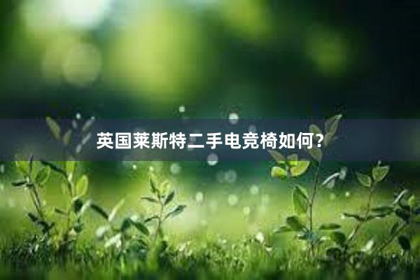 英国莱斯特二手电竞椅如何？